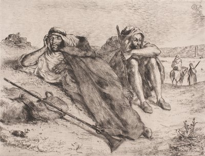 Danska: Araber från Oran av Eugène Delacroix