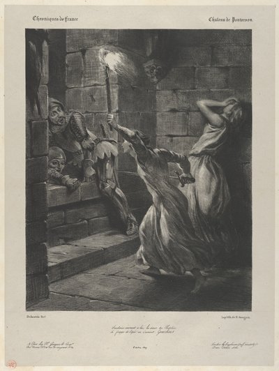 Duguesclins syster, 1829, 1829. av Eugène Delacroix