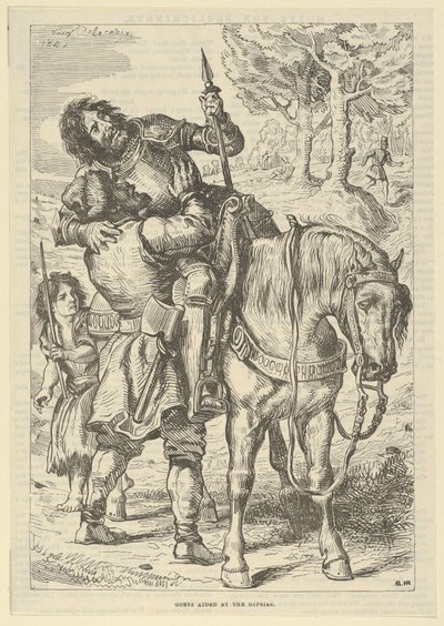 Goetz med hjälp av zigenarna, efter 1845., efter 1845. av Eugène Delacroix
