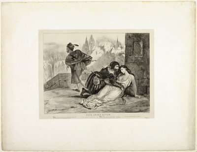 Jane Shore av Eugène Delacroix