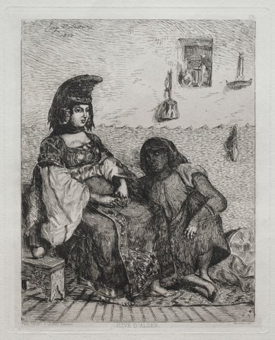 Judisk kvinna från Alger av Eugène Delacroix