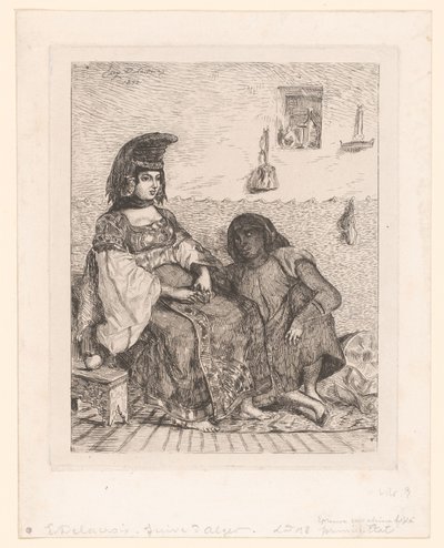 Judisk kvinna från Alger av Eugène Delacroix
