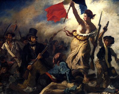 Frihet som leder folket av Eugène Delacroix