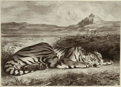 Royal Tiger av Eugène Delacroix