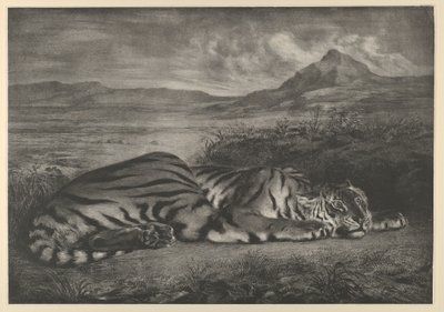 Royal Tiger, 1829., 1829. av Eugène Delacroix