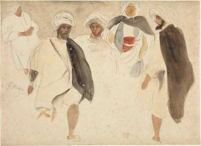 Studie av araber av Eugène Delacroix