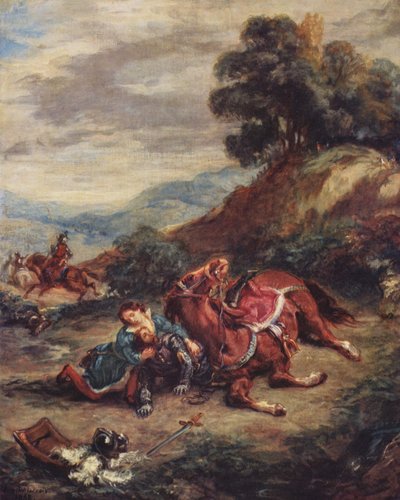 Laras död av Eugène Delacroix