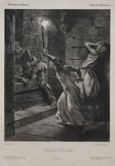 Duguesclins syster av Eugène Delacroix