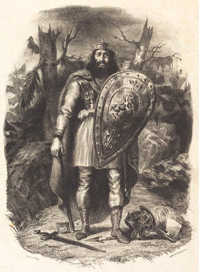 Vercingetorix av Eugène Delacroix