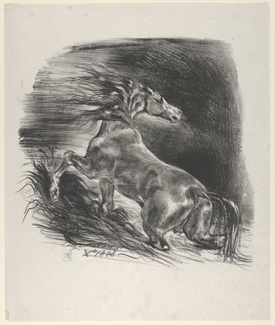 Vildhäst, 1828., 1828. av Eugène Delacroix