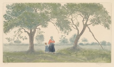 Äppelträden, 1902. av Eugène Delâtre