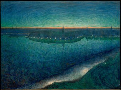 Gryning över Riddarfjärd av Eugène Jansson