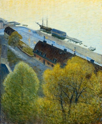 janss vårkväll, av Eugène Jansson