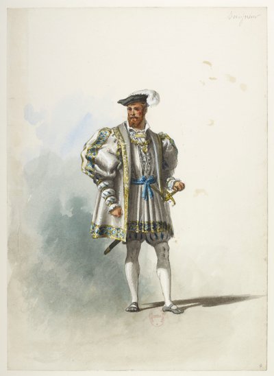 Btv1b84558104 04 - Saint-Saëns - Henrik VIII - Kostymmodeller - Lacoste - 4:e seigneur av Eugene Lacoste