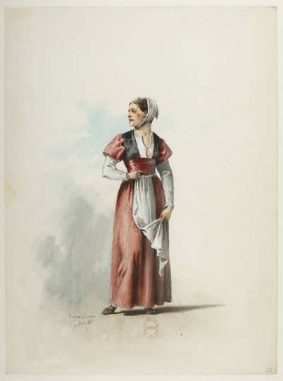 Btv1b84558104 22 - Saint-Saëns - Henrik VIII - Kostymmaketter - Lacoste - 22:a dräkten av Eugene Lacoste