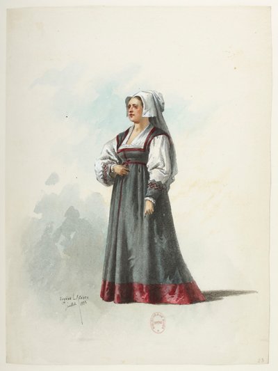 Btv1b84558104 23 - Saint-Saëns - Henrik VIII - Kostymmaketter - Lacoste - 23:e dräkten av Eugene Lacoste