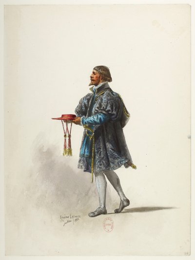 Btv1b84558104 34 - Saint-Saëns - Henrik VIII - Kostymmaketter - Lacoste - 34. Kostym av Eugene Lacoste