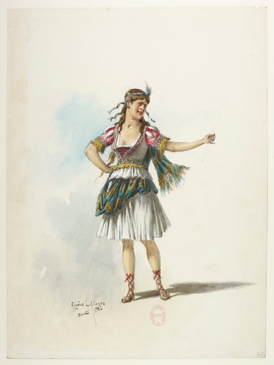 Btv1b84558104 41 - Saint-Saëns - Henrik VIII - Kostymmaketter - Lacoste - 41. Kostym av Eugene Lacoste