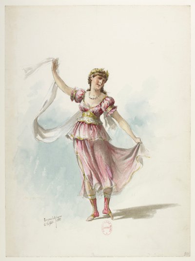 Btv1b84558104 84 - Saint-Saëns - Henrik VIII - Kostymmaketter - Lacoste - 80. Kostym av Eugene Lacoste