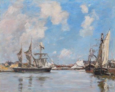 Deauville. Poolen av Eugene Louis Boudin