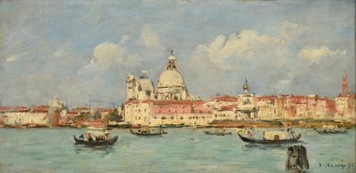 Venedig. Tullen och Notre-Dame-de-la-Salute av Eugene Louis Boudin