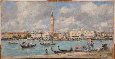 Venise. San Giorgio av Eugene Louis Boudin