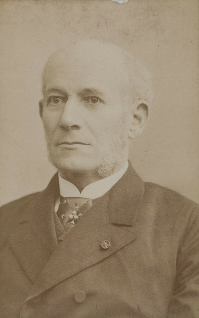 Porträtt av Constant-Louis-Jean-Benjamin Jaurès (1823-1889), (amiral, diplomat, politiker) av Eugene Pirou