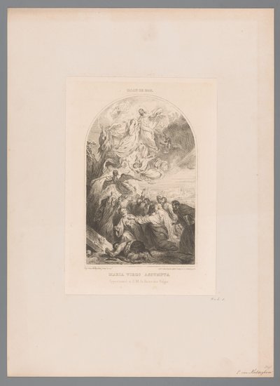 Hemelvaart van Maria Maria virgo assumpta (titel på objekt) av Eugène Van Maldeghem