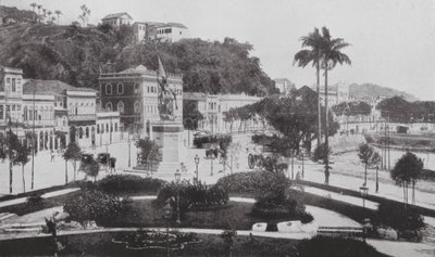 Brasilien: Praca Cabral, Rio (svartvitt foto) av European Photographer