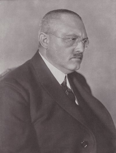 Carl Bosch, tysk kemist (svartvitt foto) av European Photographer