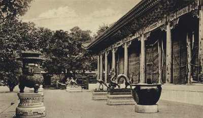 Kina, Buddha tempel (s/v foto) av European Photographer