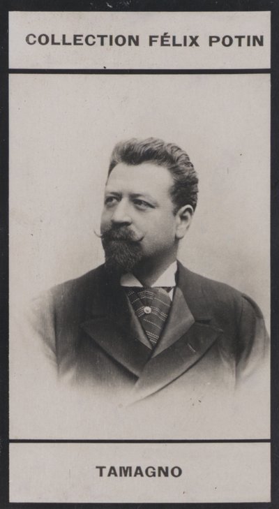 Francesco Tamagno (1850) (s/v foto) av European Photographer