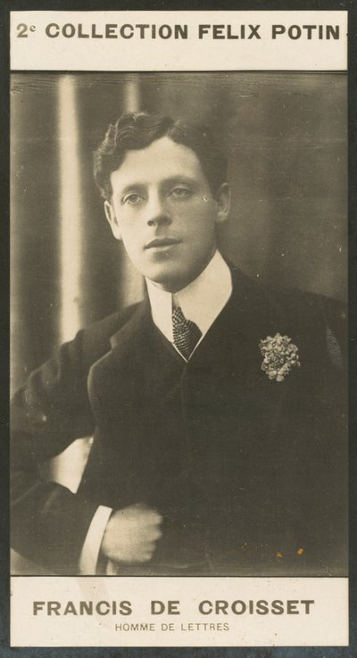 Francis De Croisset, Bokstävernas man av European Photographer