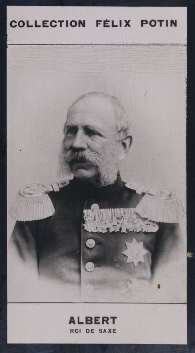 Frederic-Auguste Albert, kung av Sachsen (1828-1902) (s/v foto) av European Photographer