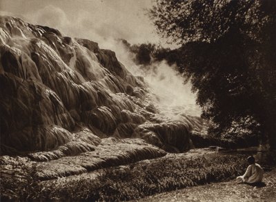 Hammam Meskoutin, De heta källorna (svartvitt foto) av European Photographer
