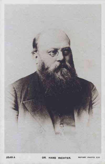 Hans Richter, österrikisk-ungersk dirigent (s/v foto) av European Photographer