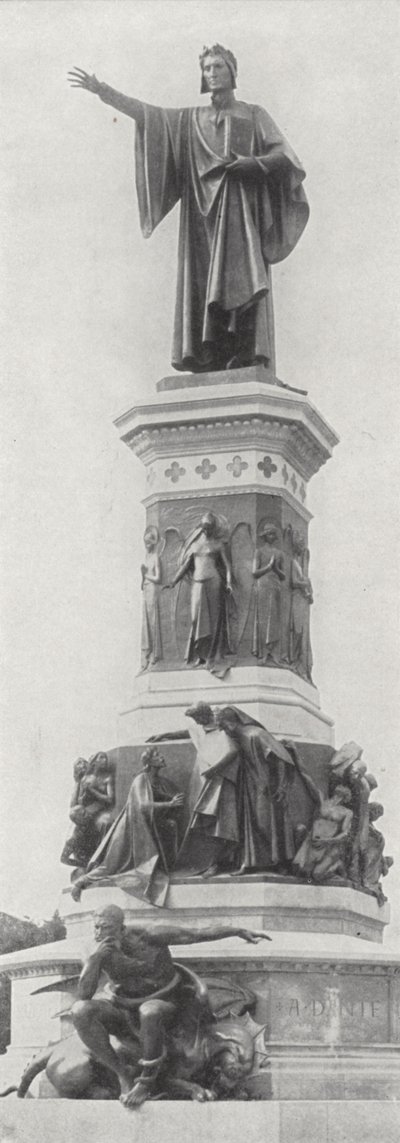 Monument Dante Alighieri, Trient (s/v foto) av European Photographer