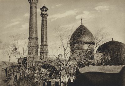 Persien, Teheran, Abdoll Asims grav (svartvitt foto) av European Photographer