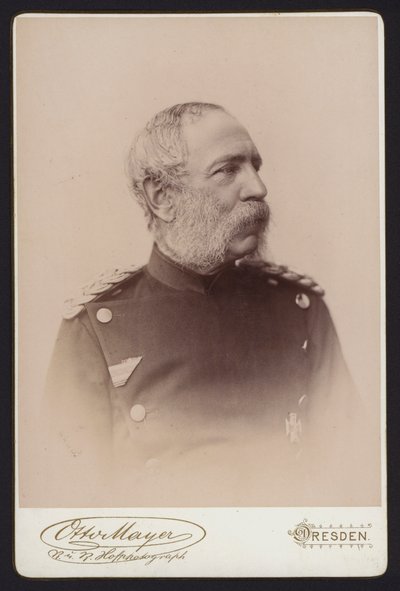 Porträtt, Albert, kung av Sachsen (svartvitt foto) av European Photographer
