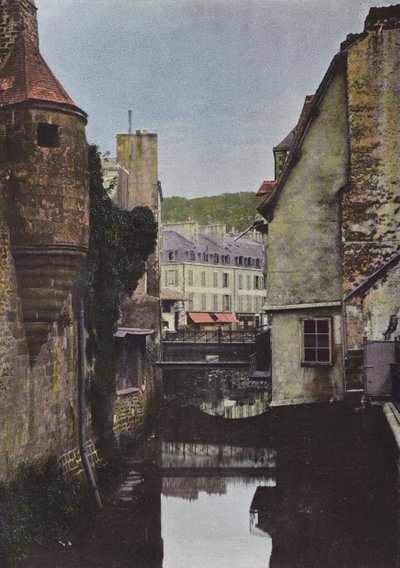 Quimper, Gamla hus Rue Du Pichery av European Photographer