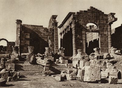 Sbeitia, Templet (svartvitt foto) av European Photographer