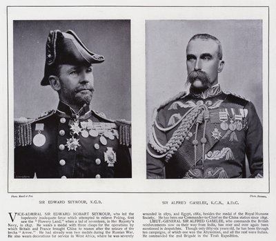 Sir Edward Seymour, Sir Alfred Gaselee (s/v foto) av European Photographer
