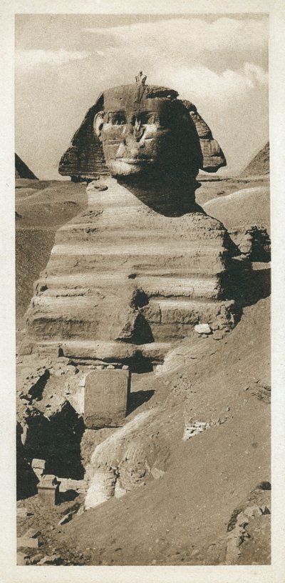 Den stora sfinxen på Gizaplatån, Egypten (s/v foto) av European Photographer