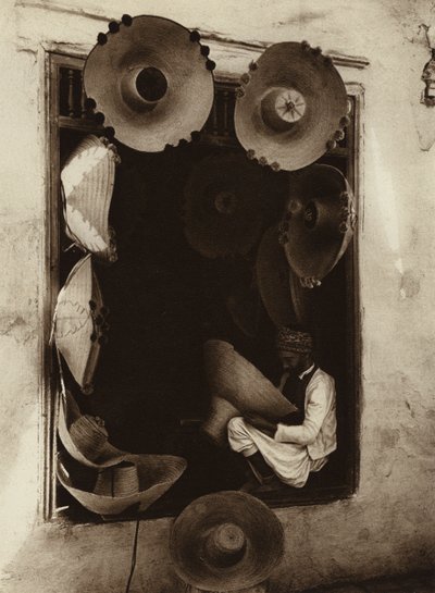 Tunisisk hattvävare (svartvitt foto) av European Photographer