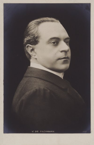 Vladimir de Pachmann, rysk-tysk pianist av European Photographer