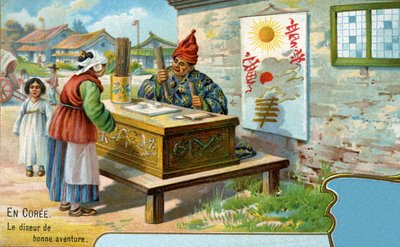 En spåkvinna i Korea, 1904 av European School