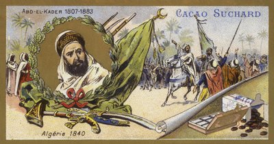 Abdelkader El Djezairi, algeriskt sufihelgon och militärledare, 1840 av European School