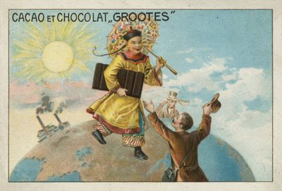 Annons för Grootes kakao och choklad av European School