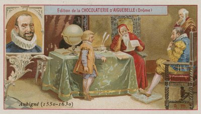 Agrippa dAubigne, fransk poet och soldat av European School