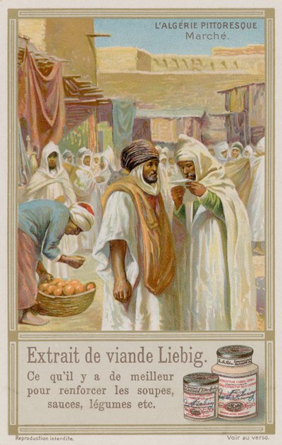 En algerisk marknad av European School